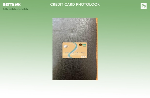 модерен стил Боцвана Првата национална банка виза картичка photolook пред шаблон